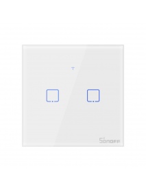SONOFF® T2 EU/US/UK AC 100-240V 1/2/3 Gang TX Series 433Mhz WIFI Wall Switch RF Smart Wall Touch Switch For Smart Home Work With