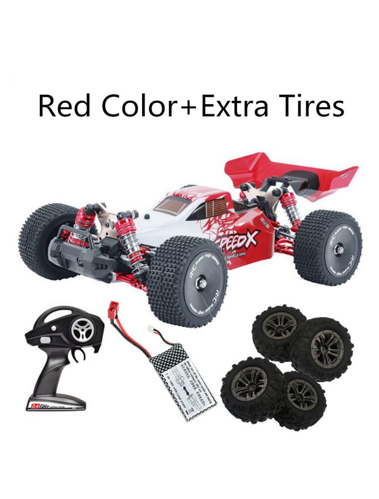 XLF F16 RTR 1/14 2.4GHz 4WD 60km/h Metal Chassis RC Car Full Proportional Vehicles Model