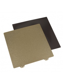 300x300mm Magnetic Sticker B Surface con Golden Double Texture PEI Powder Steel Plate per CR-10/10S 3D Printer
