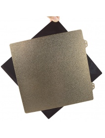 300x300mm Magnetic Sticker B Surface con Golden Double Texture PEI Powder Steel Plate per CR-10/10S 3D Printer