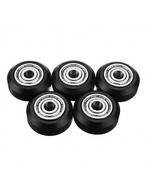 TEVO ® 5Pcs One Pack 3D Printer Part POM Material Big Pulley Wheel with Bearings for V - slot