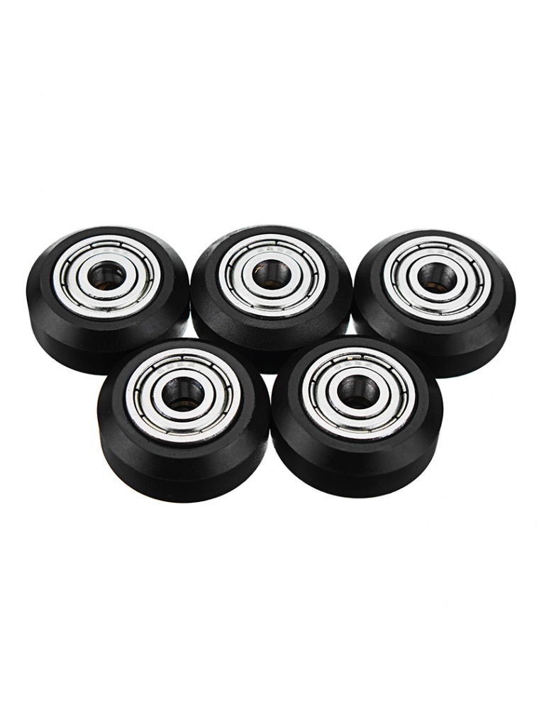 TEVO® 5Pcs One Pack 3D Printer Part POM Material Big Pulley Wheel with Bearings for V-slot