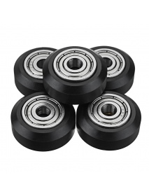 TEVO® 5Pcs One Pack 3D Printer Part POM Material Big Pulley Wheel with Bearings for V-slot