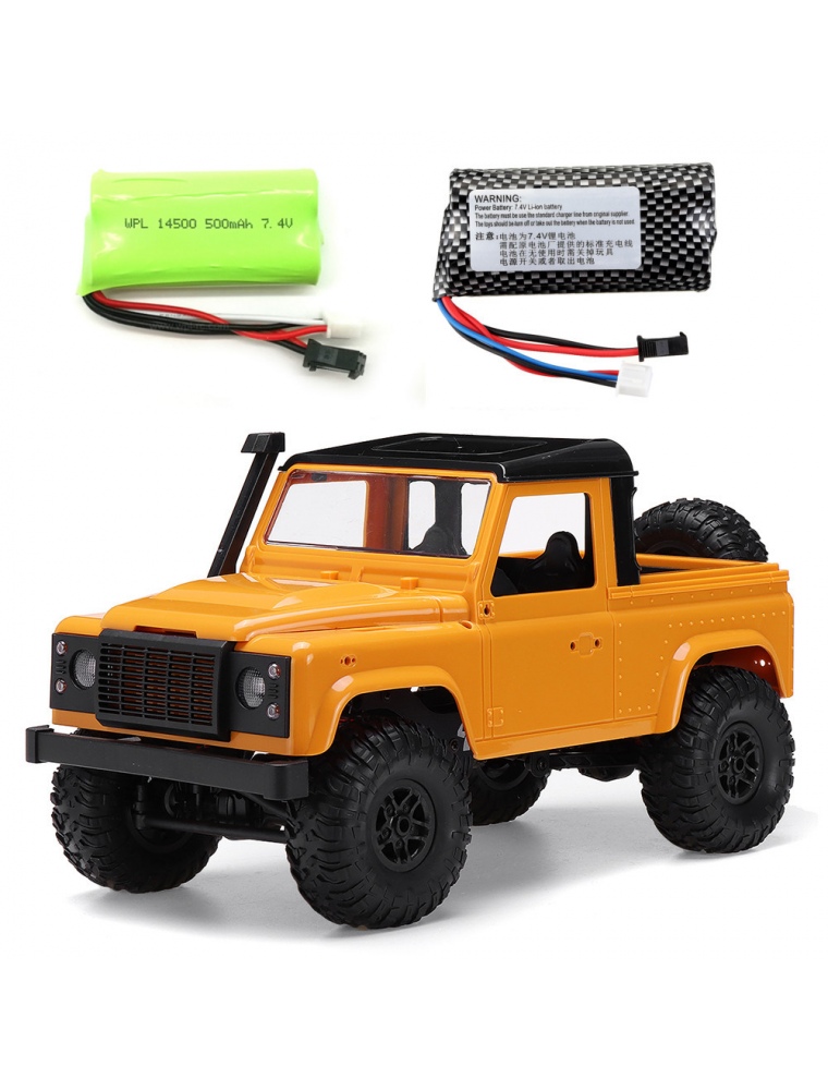 MN D91 RTR with Two Battery 1/12 2.4G 4WD RC Car with LED Light Vehicles Truck Models