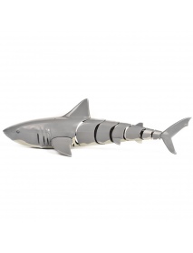 T11B 2.4G 4CH Electric RC Boat Simulation Shark Animal RTR Model Toys Grey Color