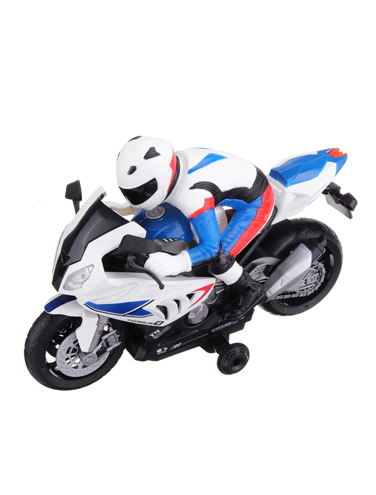 2.4G Rotate 360° RC Car MotorCycle Vehicle Model Children Toys With Music