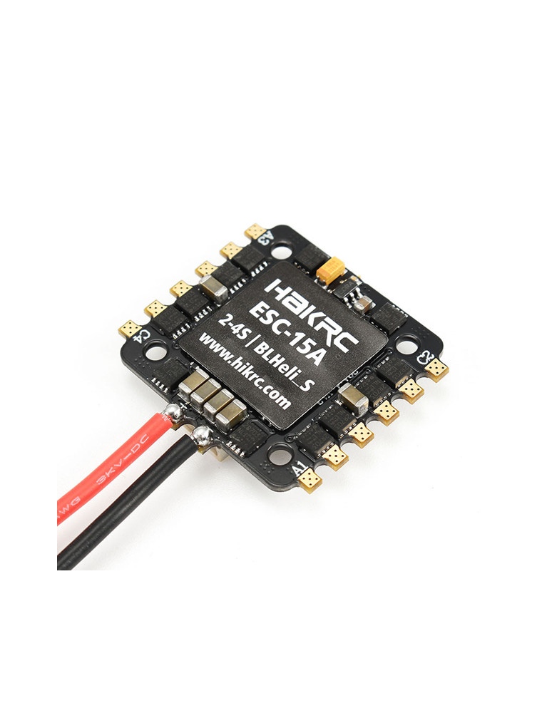 Hakrc 20x20mm 15A Blheli_S BB2 2-4S Dshot 4 In 1 Brushless ESC for RC FPV Racing Drone