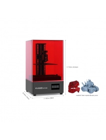 ELEGOO ® SATURN MSLA 4K 8,9 " MONOCHROMA LCD Resin 3D Stampante UV Photocuring LCD Resina 3D Printer con 4K Monochrome