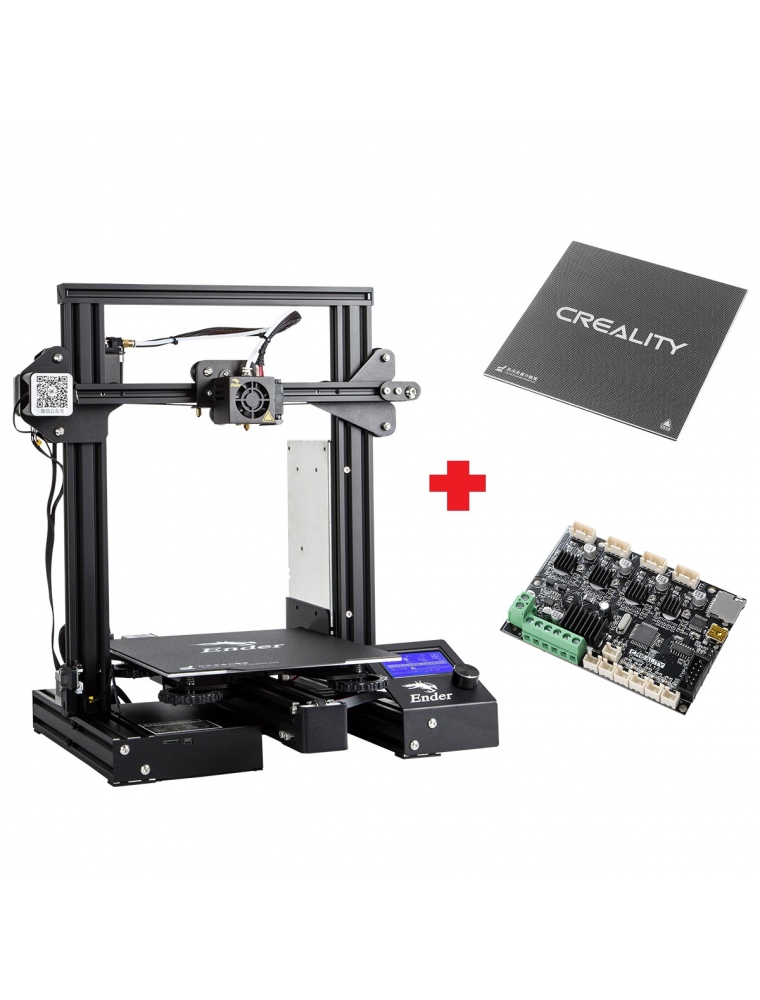Creality 3D® Customized Version Ender-3Xs Pro 3D Printer With Super Silent Mainboard+Glass Plate Platform+Magnetic Removable Sti
