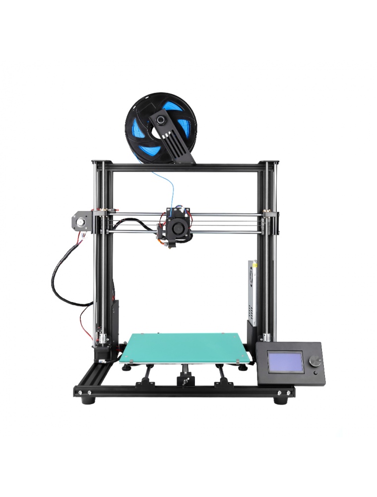 Anet® A8 Plus Semi-DIY New 3D Printer Kit 300*300*350mm Printing Size With Magnetic Movable Screen/Dual Z-axis Support Belt Adju