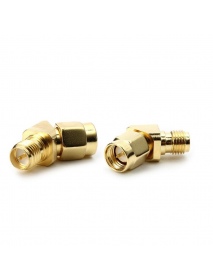 45/135 Degree SMA Male to RP-SMA Female Antenna Adpater Connector For FPV Goggles RC DroneVTX RX