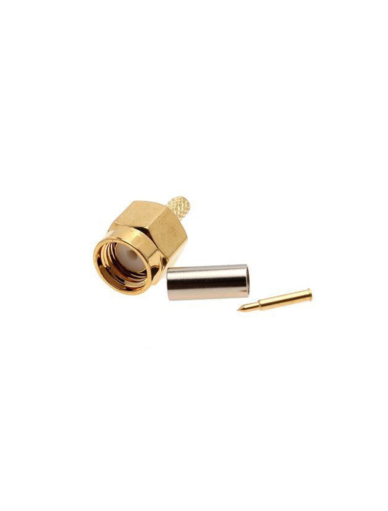 10/20/30 pcs SMA Male 50-1.5 RF Antenna connector For RG174 RG316 LMR100 Cable Wire