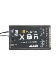 FrSky X8R 2.4G 16CH SBUS Smart Port  Full Duplex Telemetry Receiver With New Antenna