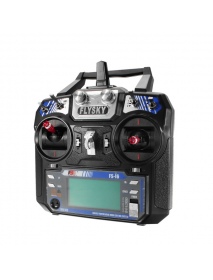 FlySky i6 FS-i6 2.4G 6CH AFHDS RC Transmitter Mode 2 With FS A8S 8CH Mini Receiver