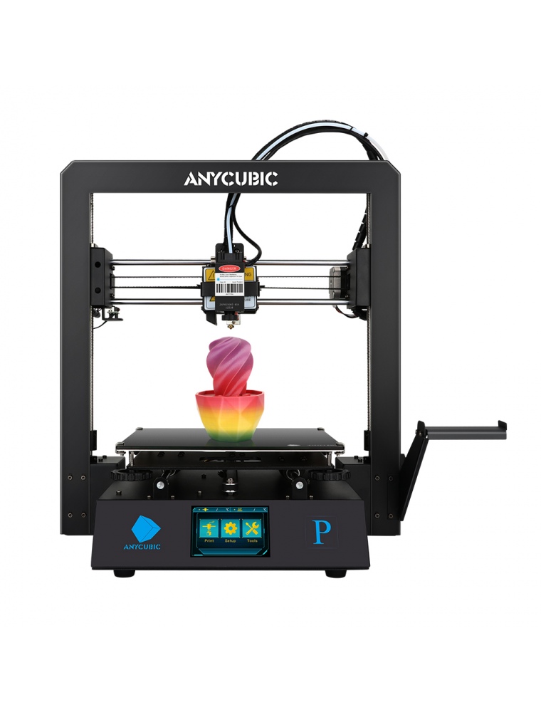 Anycubic ® Mega Pro Versatile 2 - in - 1 3D Printer Kit 210x210x205mm Stampa Area con TMC2208 Dual Gear Extruder Support Laser