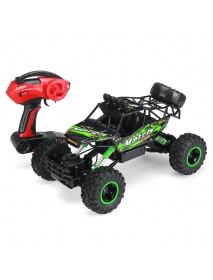 1/12 Alloy Metal RC Car with Two Rechargeable Batteries 4WD 2.4G Off Road Big Foot Crawler RC Vehicle Models