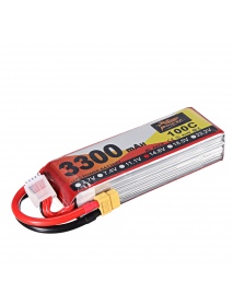 ZOP Power 14.8V 3300mAh 100C 4S Lipo Battery XT60 Plug for RC Helicopter Boat